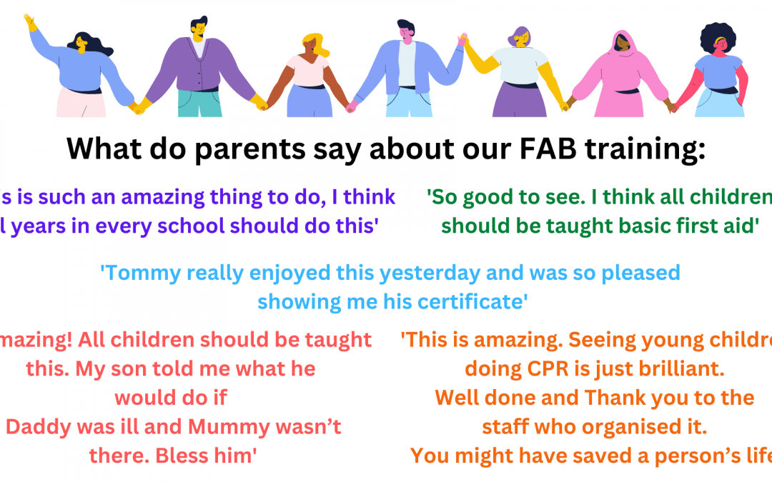 Comments from parents about our FAB First Aid